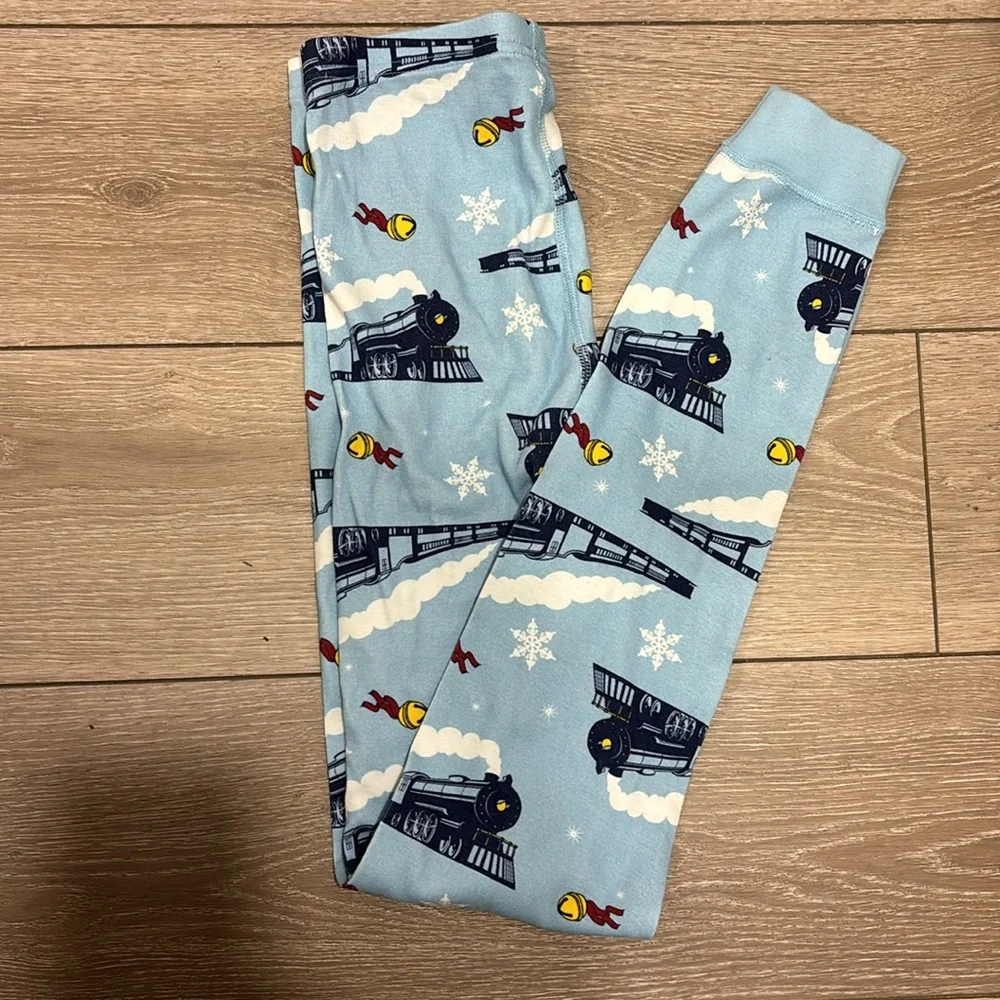 Hanna Andersson Polar Express pajama bottoms size 12